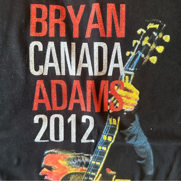 Bryan Adams Canadian Tour 2012 Shirt - Picture 3 of 6